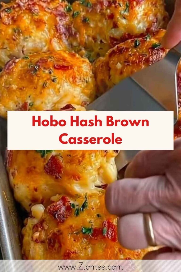 Hobo Hash Brown Casserole Recipe with Sausage and Cheddar